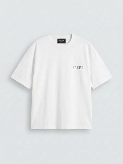Kleidermafia Shirt 'Be Kind' in XS in Ecru, Item view