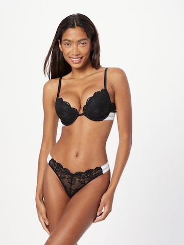 GUESS Push-up BH 'BELLE' in Schwarz