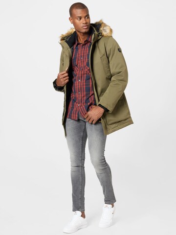 TOM TAILOR Winter Parka in Green