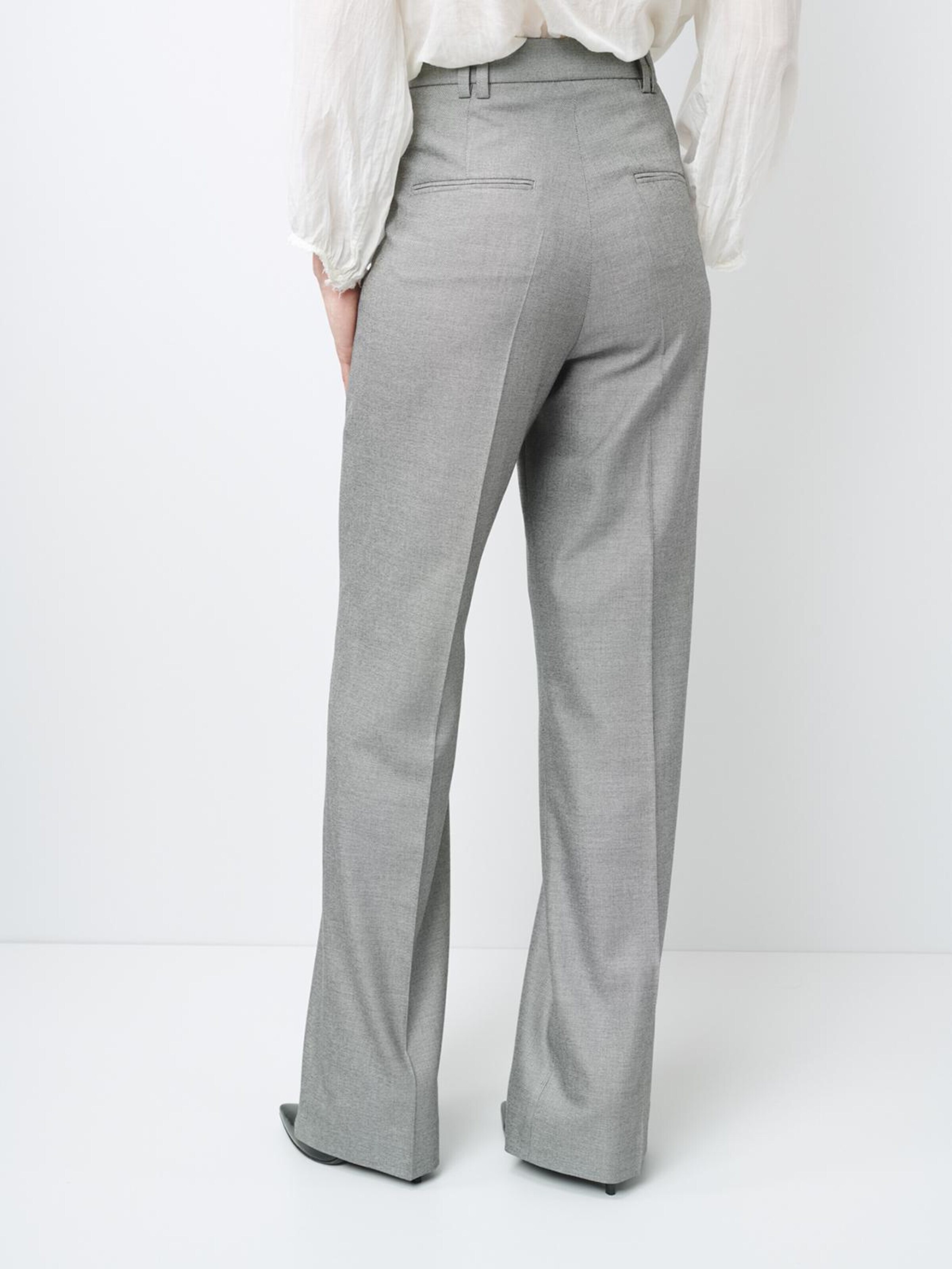 Flared Pantaloni per costume tradizionale 'Martha 7685' di W. Wegener in grigio
