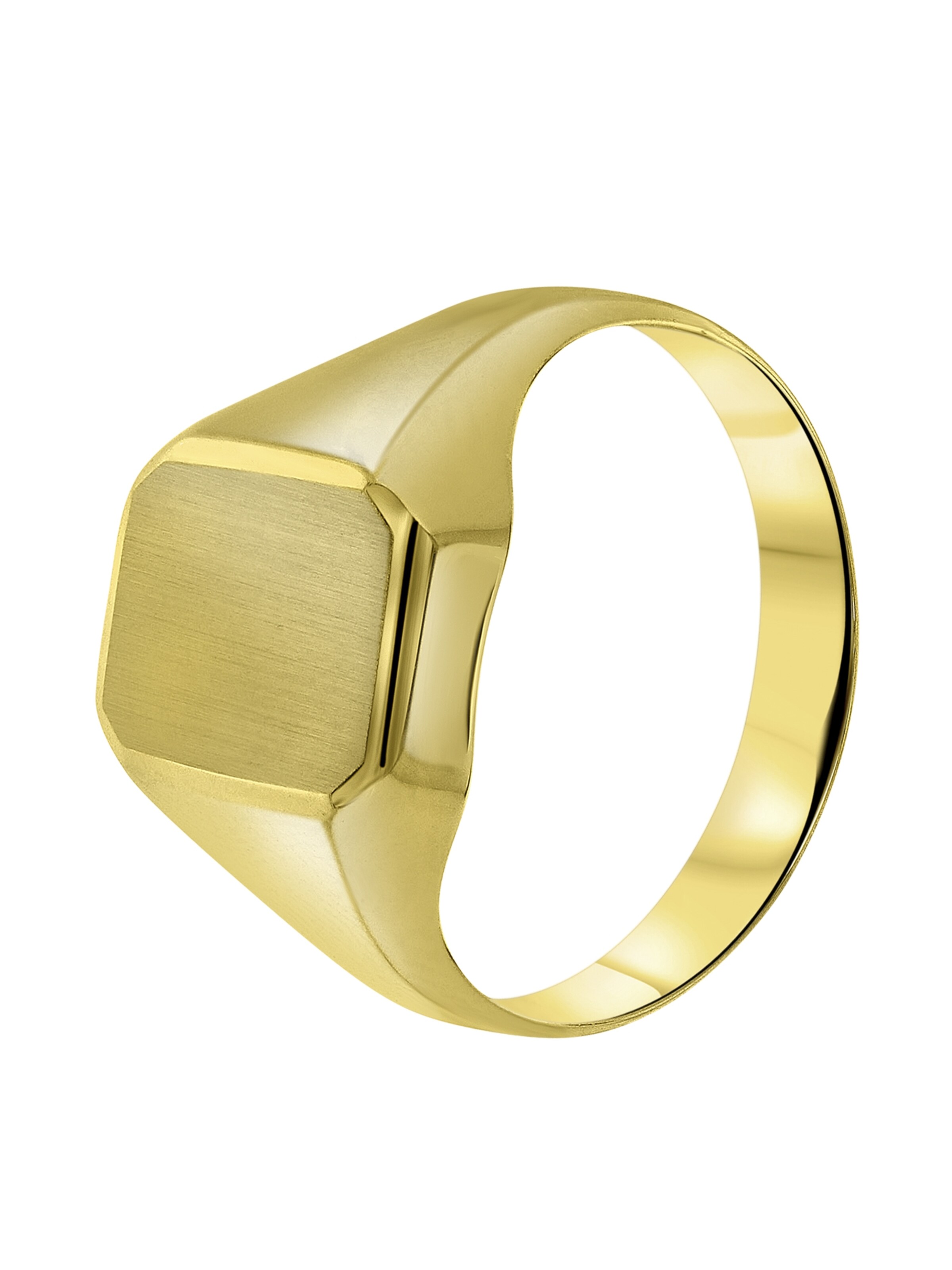 Lucardi Ring in Gold: front