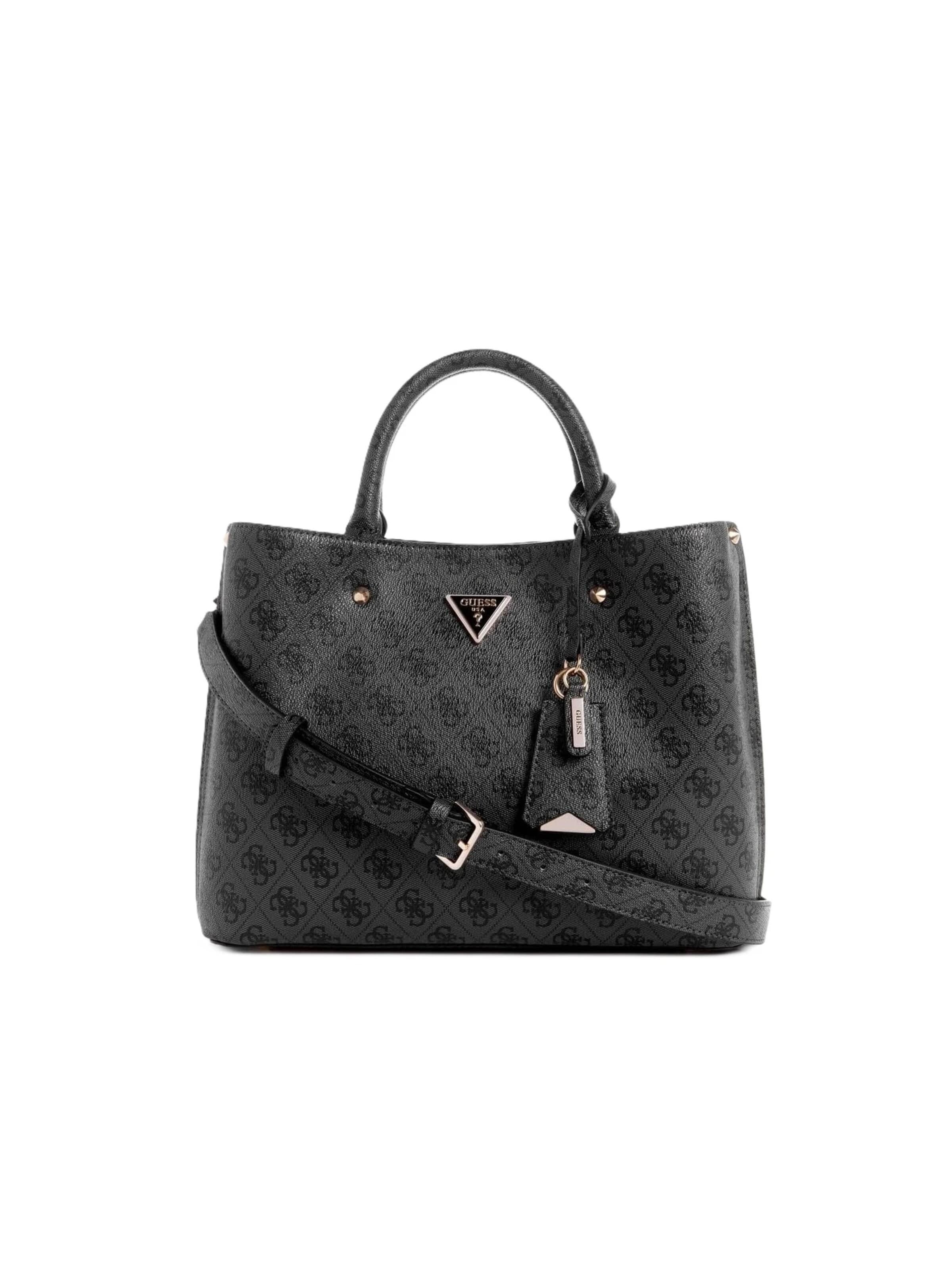 Borsa a mano di GUESS in nero: frontale