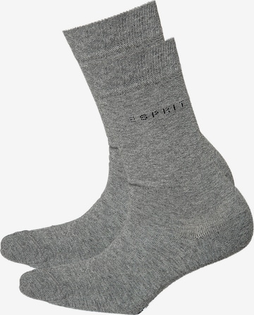 ESPRIT Socken in Grau: front