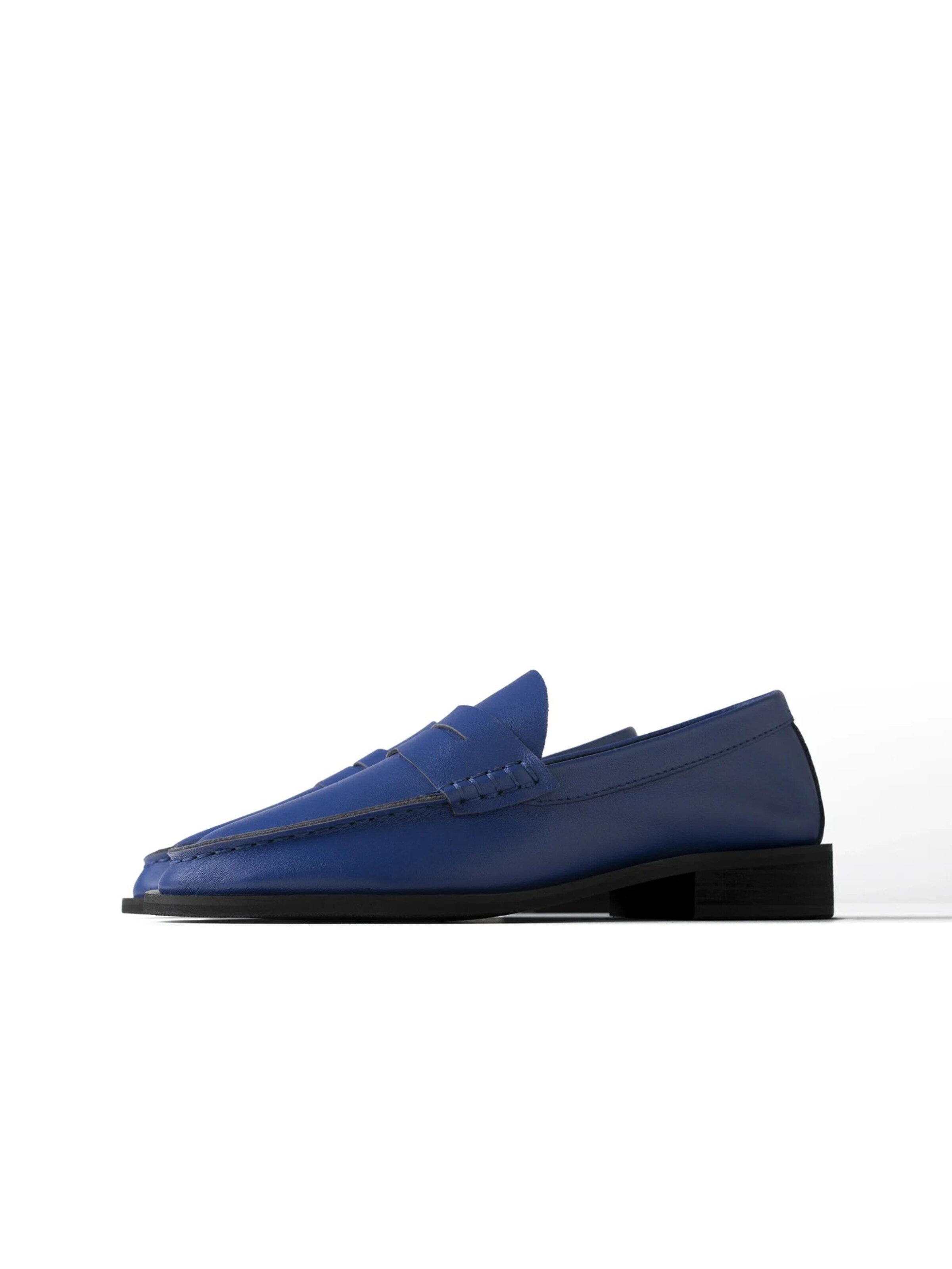 L37 HANDMADE SHOES Natikači 'TO MAKE IT EASIER' | modra barva