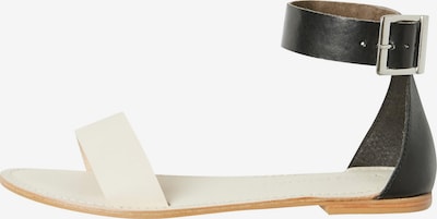 Sandale 'Elsa' VERO MODA pe negru / alb natural, Vizualizare produs