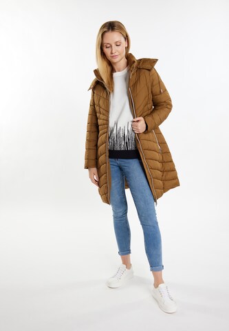 Manteau d’hiver 'Fenia' usha BLUE LABEL en marron