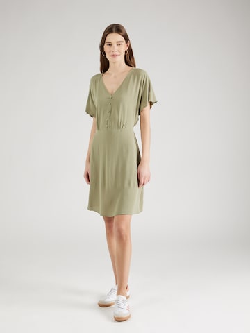 VILA - Vestido camisero 'MOASHLY' en verde: frente