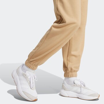 ADIDAS SPORTSWEAR Tapered Sporthose 'Essentials' in Beige