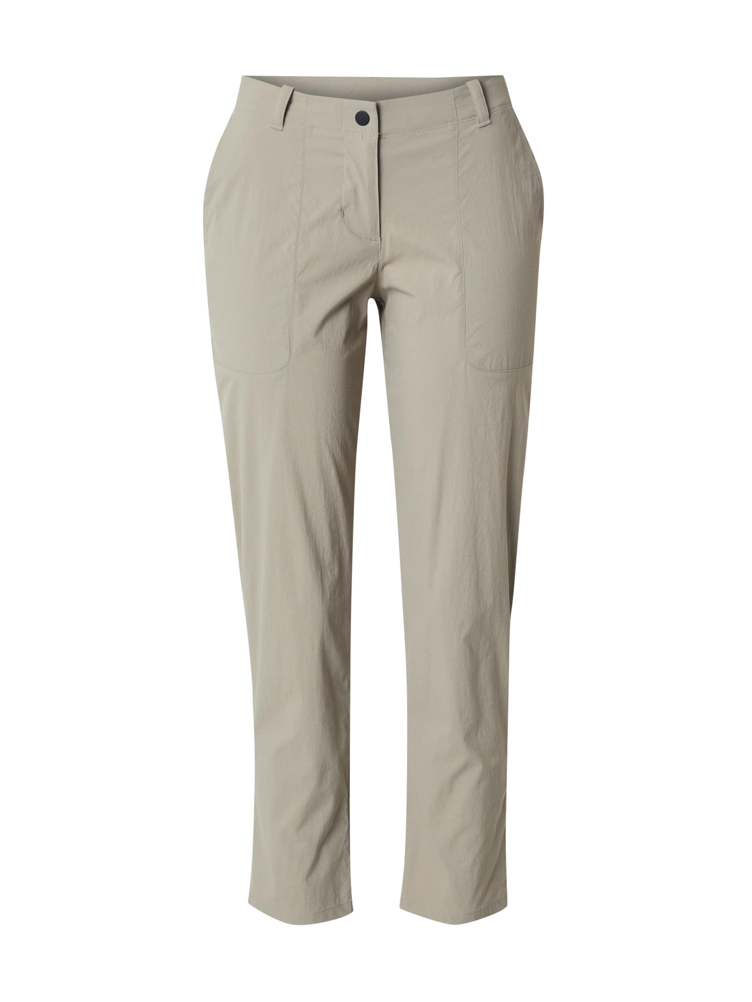 JACK WOLFSKIN Regular Outdoorhose 'DESERT' in Grau: Vorderseite