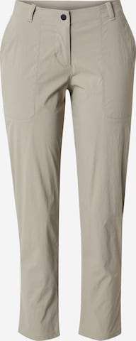 JACK WOLFSKIN Обычный Штаны в спортивном стиле 'DESERT' в Серый: спереди