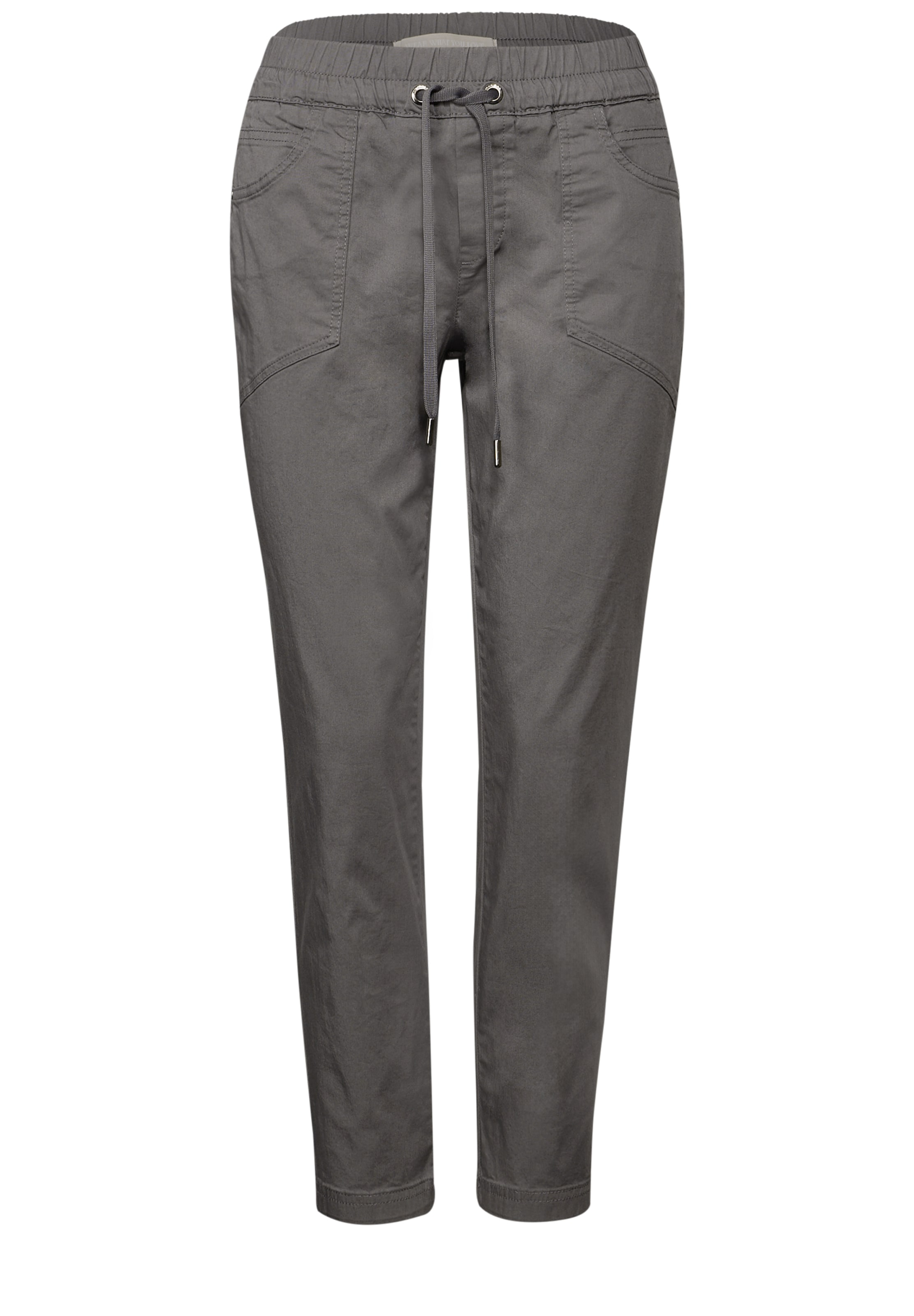 STREET ONE Hose in Grau: Vorderseite