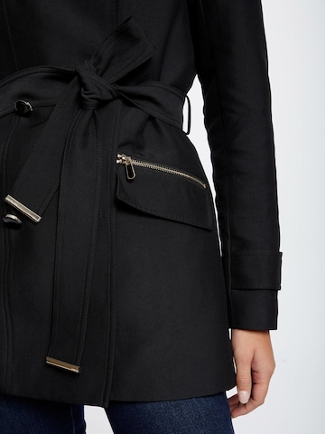 Morgan Between-Seasons Coat in Black