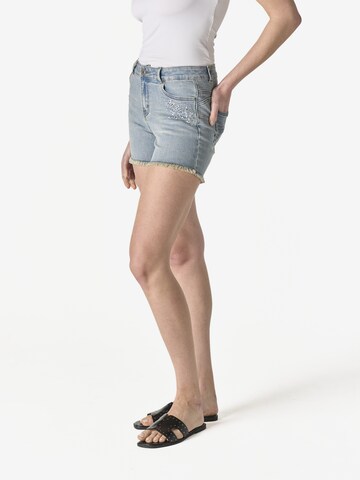 KOROSHI Slimfit Jeans i blå