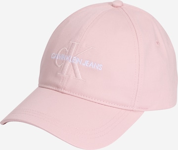 Casquette Calvin Klein Jeans en rose : devant