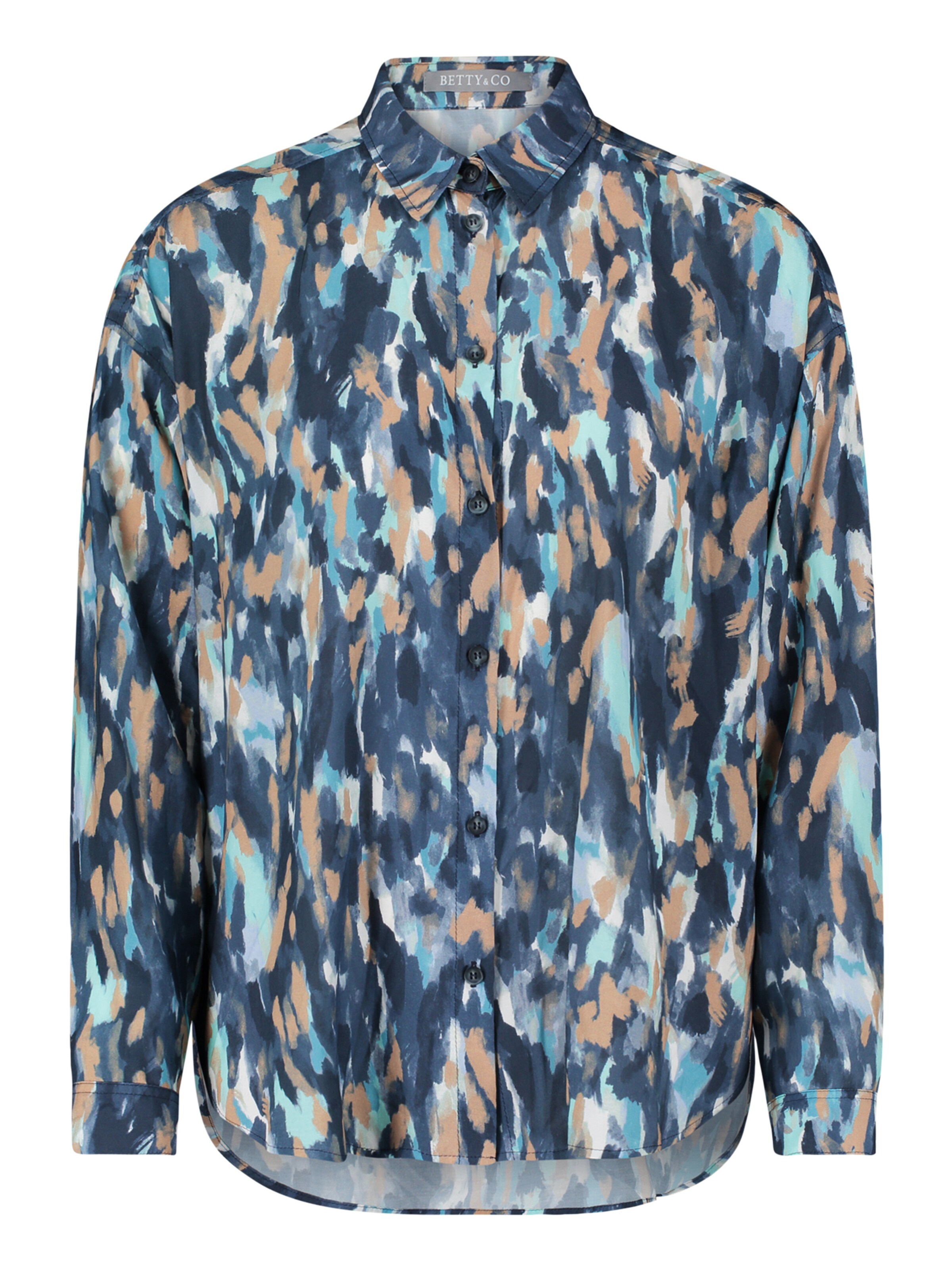 Betty & Co Bluse in Blau: Vorderseite