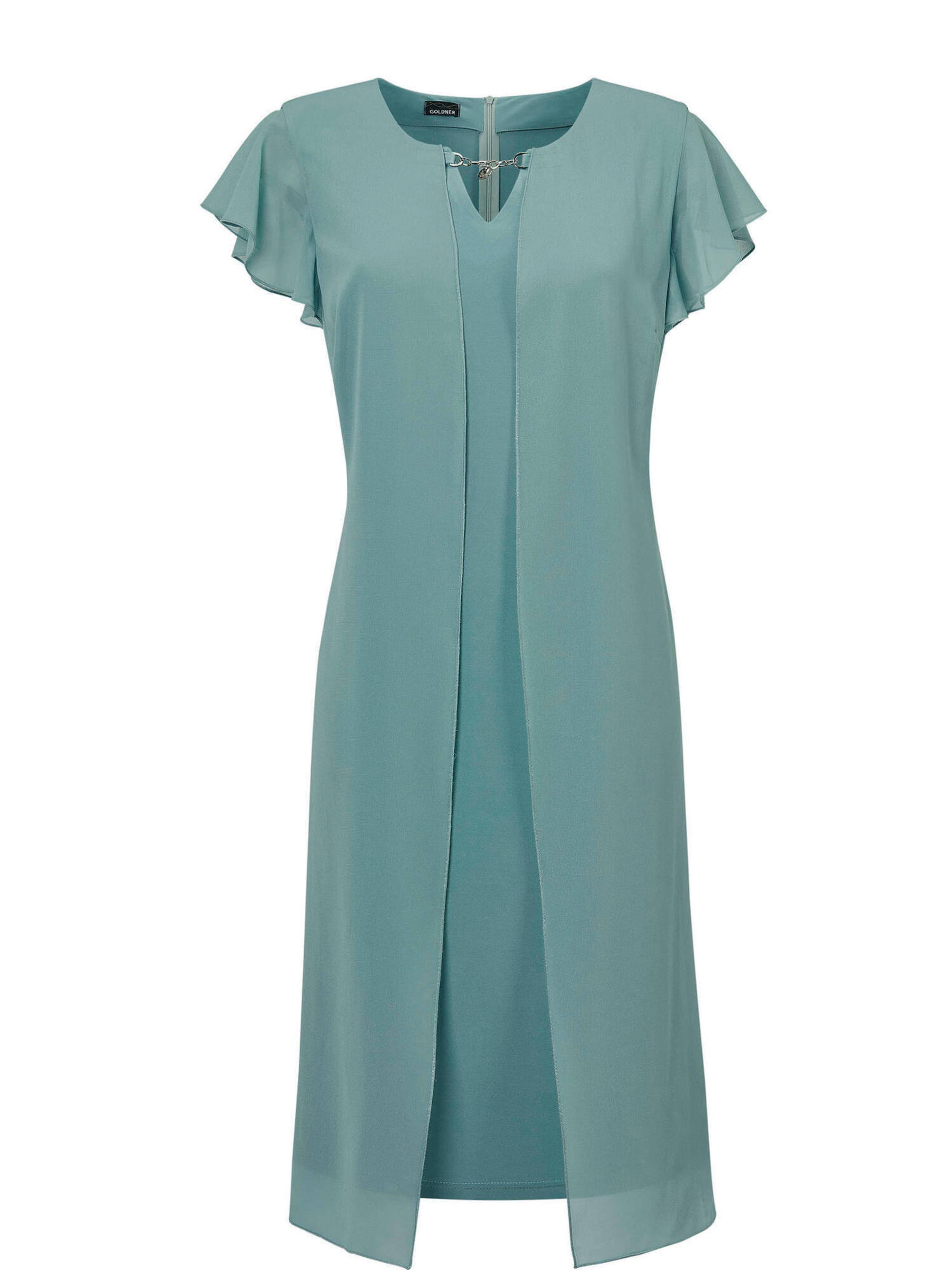 Goldner Sheath dress in Green: front