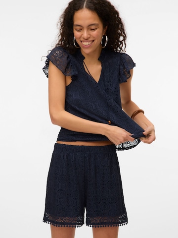 VERO MODA Regular Broek 'VMMaya' in Blauw