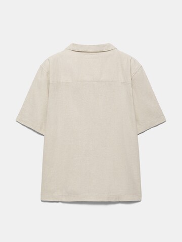 Pull&Bear Comfort fit Koszula w kolorze beżowy