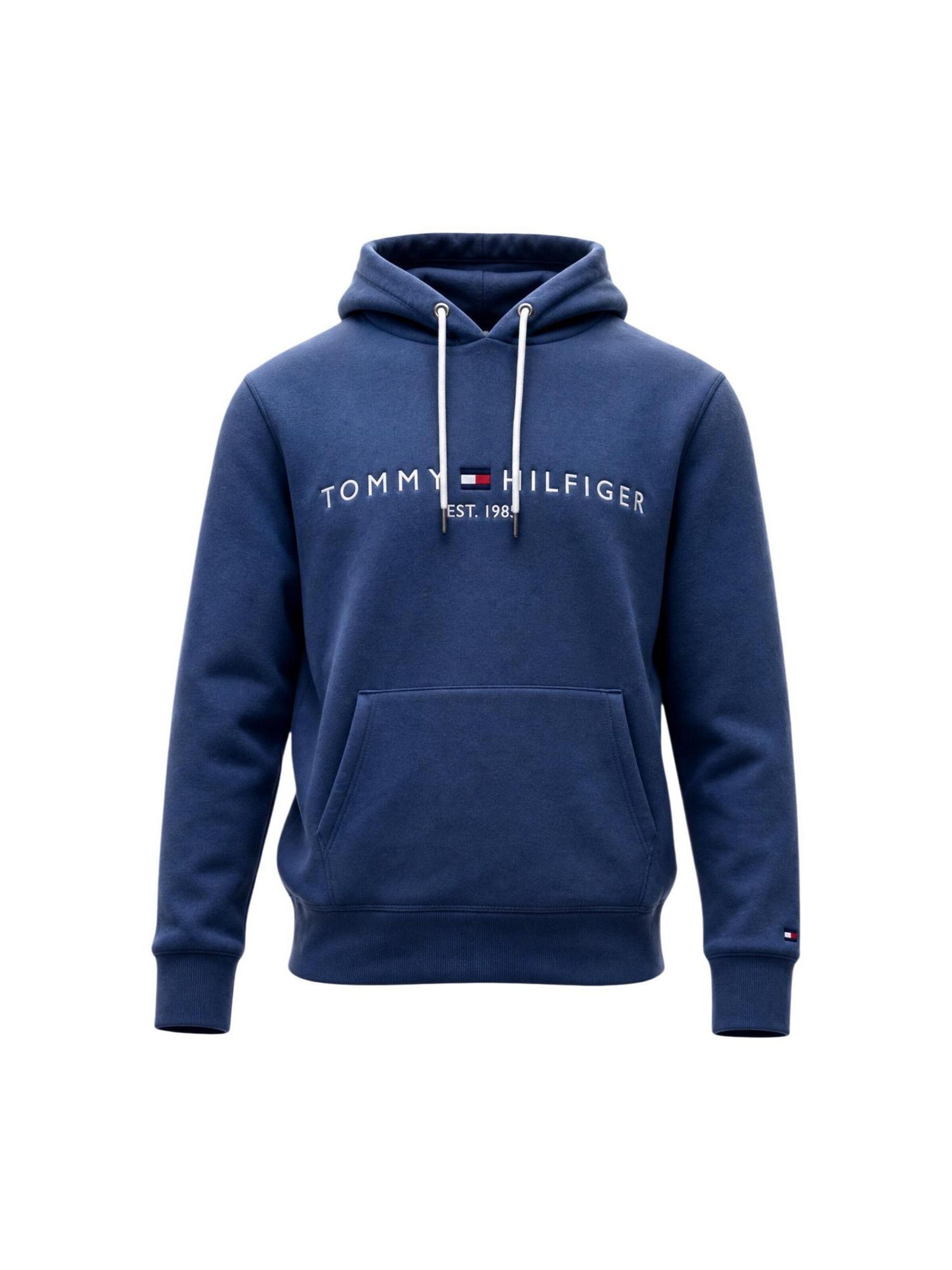 TOMMY HILFIGER Trui 'TOMMY' in Blauw: voorkant
