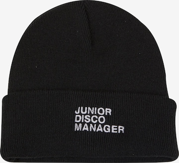 Bonnet 'Junior Disco Manager' Pica Pica en noir : devant