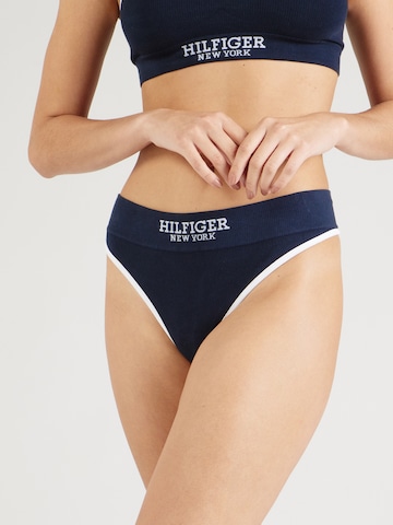 TOMMY HILFIGER Thong in Blue: front