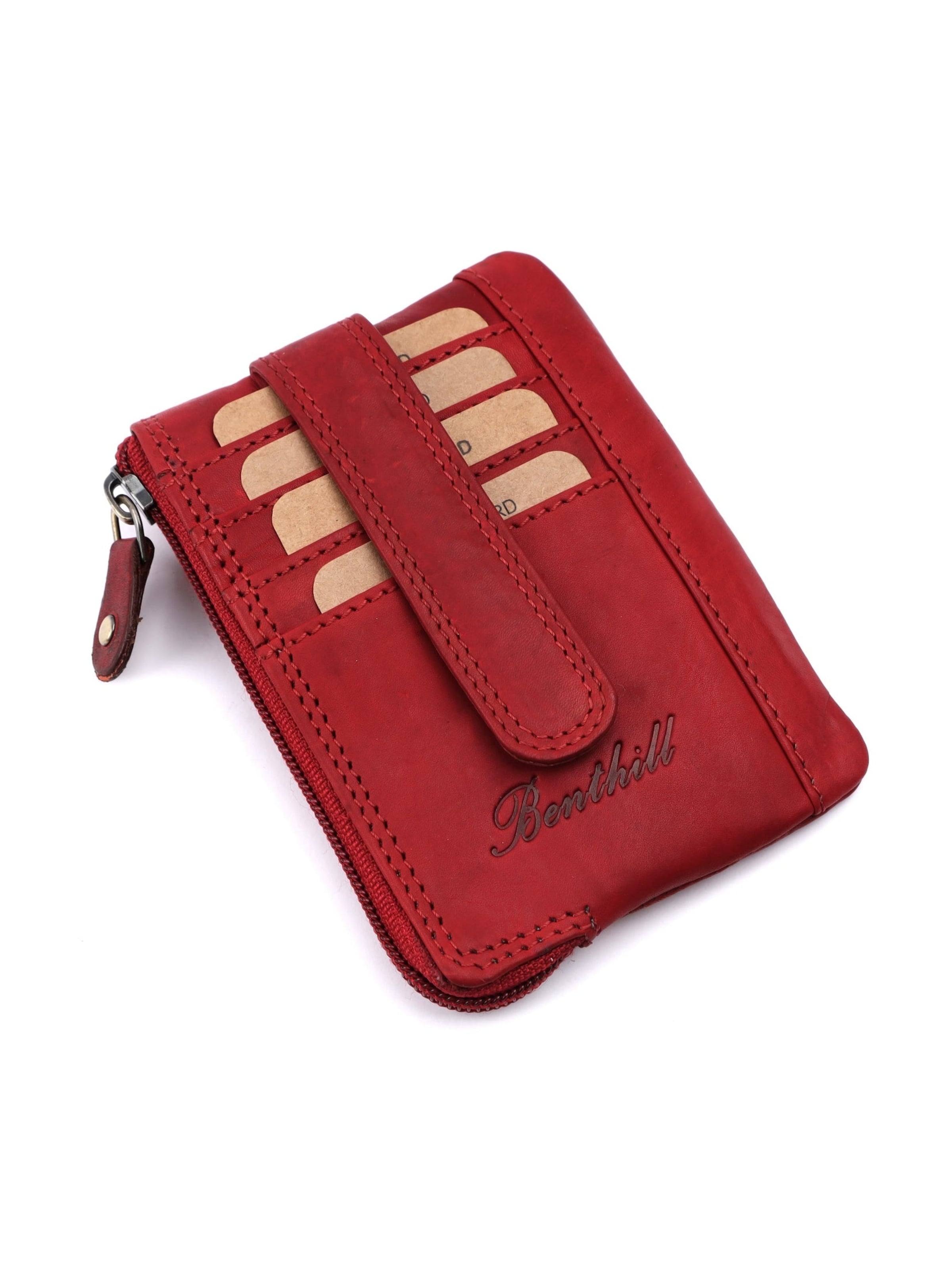 Benthill Key Ring in Red: front