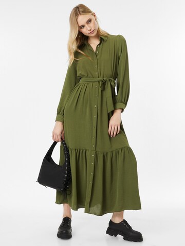 Trendyol Košilové šaty – zelená