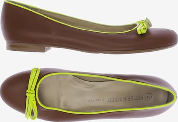 PETER KAISER Flats & Loafers in 38,5 in Brown: front