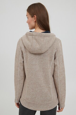 Oxmo Fleecejacke 'FIA' in Beige