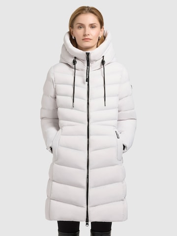 khujo Winterjas 'TUHANI4' in Wit: voorkant