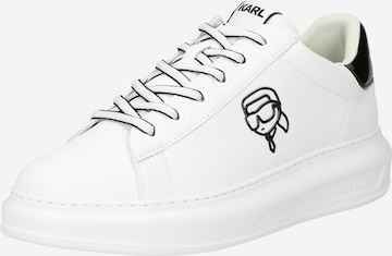 Karl Lagerfeld Sneakers laag in Wit: voorkant