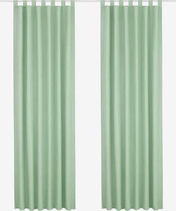 HOME AFFAIRE Curtains & Drapes in Green: front