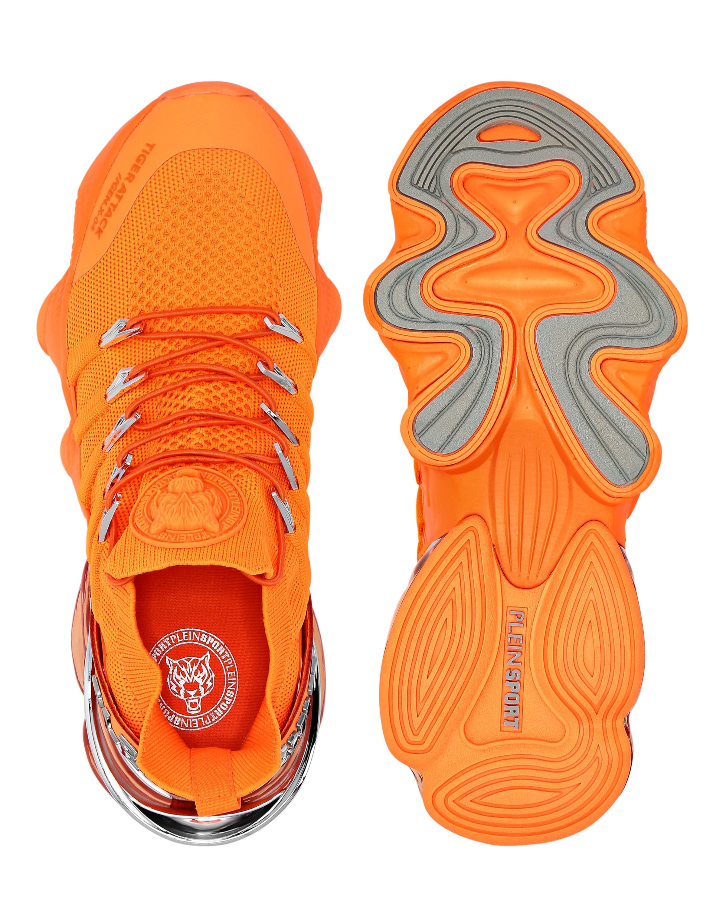 Sneaker bassa 'Tiger Attack//Gen.x.04' di Plein Sport in arancione