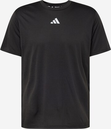 ADIDAS PERFORMANCE Performance Shirt 'HIIT' in Black: front