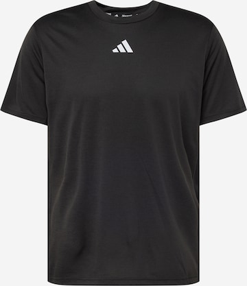 Tricou funcțional 'HIIT' de la ADIDAS PERFORMANCE pe negru: față