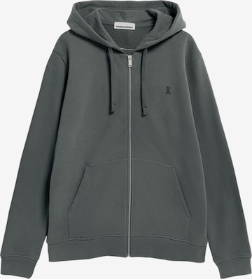 ARMEDANGELS Sweat jacket 'Saromian' in Grey: front