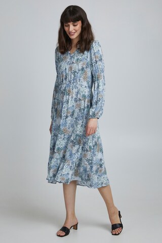 Fransa Shirt Dress in Blue: front