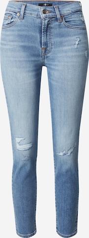 Coupe slim Jean 'ROXANNE' 7 for all mankind en bleu : devant