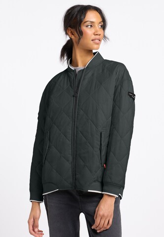 Frieda & Freddies NY Between-Season Jacket 'Nuri Quilted' in Green: front