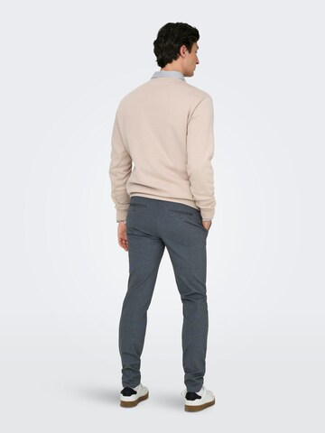 Only & Sons Baggy Broek 'Mark' in Blauw
