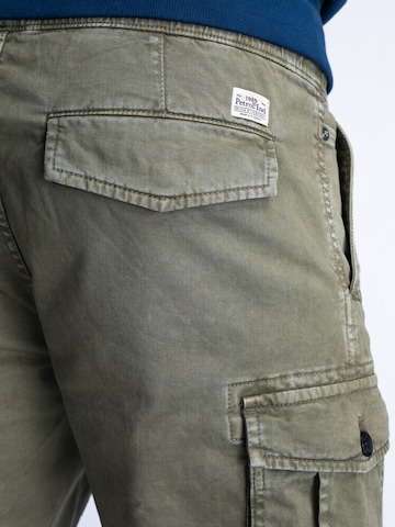 Petrol Industries Tapered Cargo trousers in Green