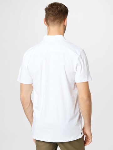 SELECTED HOMME جينز مضبوط قميص 'CARO' بلون أبيض