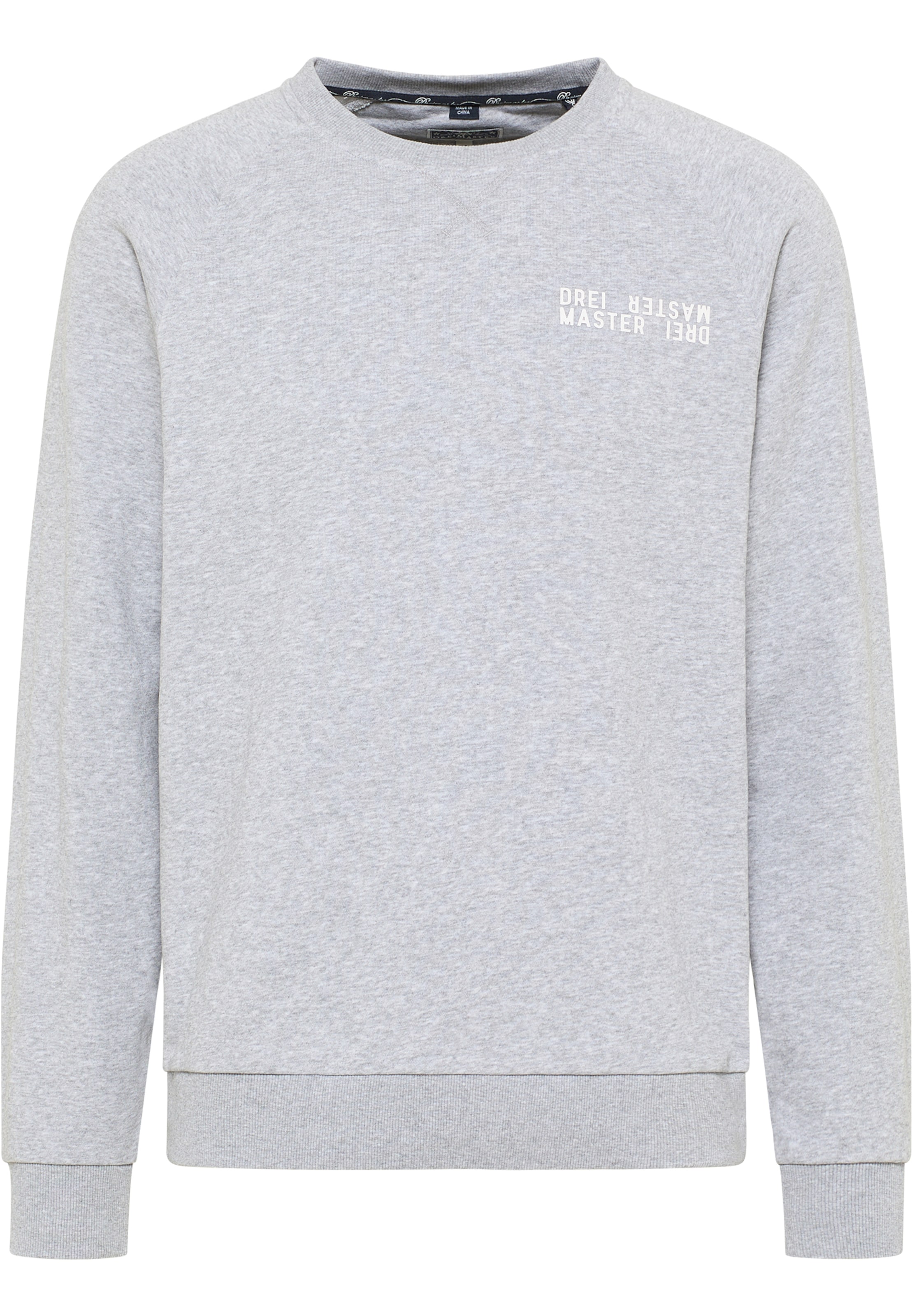 Sweat-shirt 'Bridgeport' DreiMaster Maritim en gris : devant