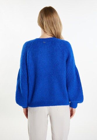 DreiMaster Vintage Knit Cardigan in Blue