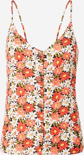24COLOURS Topp oliiv / punane / must / valge, Tootevaade