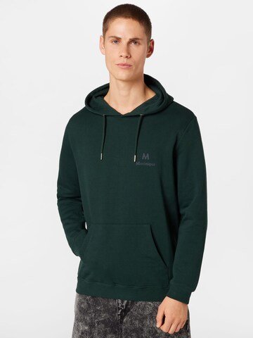 Matinique Sweatshirt 'Bradley' in Groen: voorkant