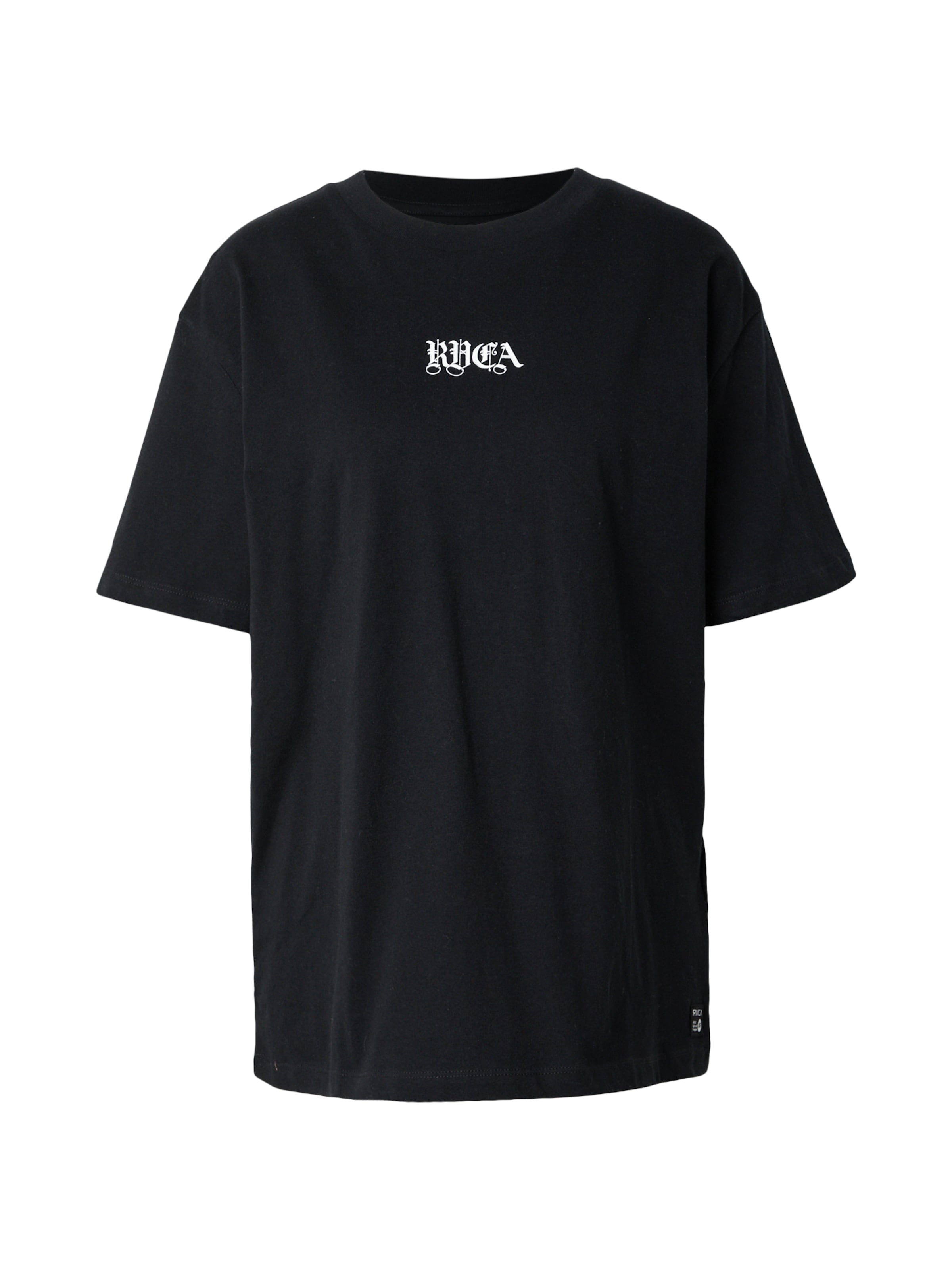 RVCA Тениска 'BENJ' в черно: отпред