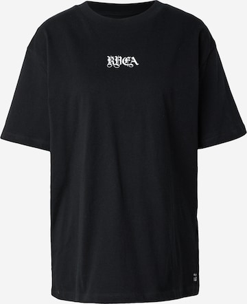 Maglietta 'BENJ' di RVCA in nero: frontale