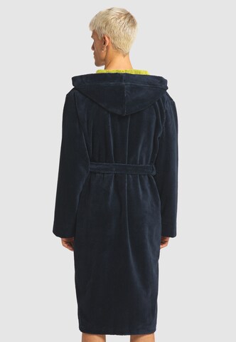 Carlo Colucci Long Bathrobe 'Como' in Blue