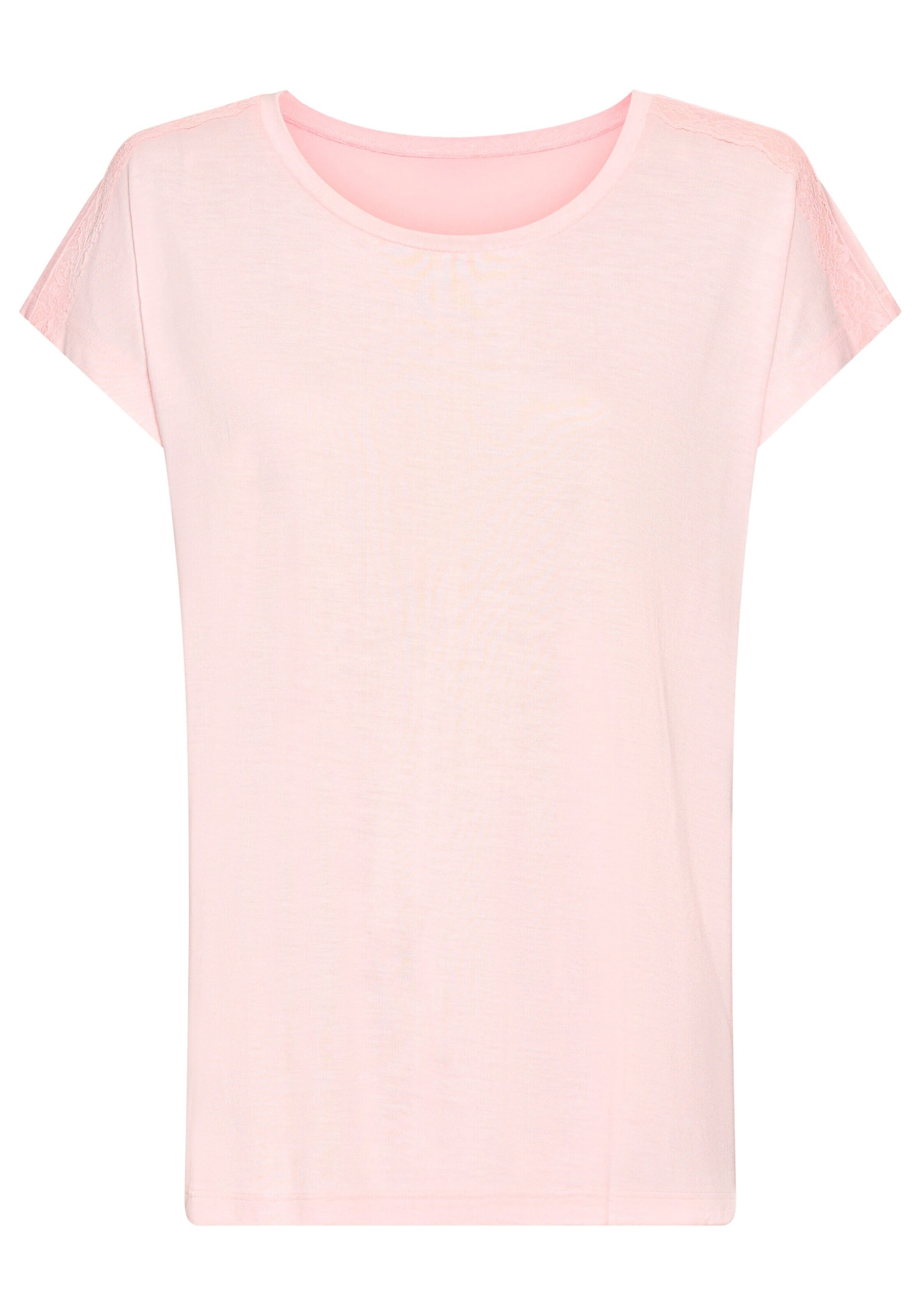 LASCANA - Camisa de pijama em rosa: frente